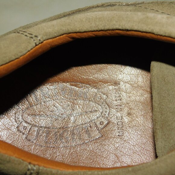 Triver Flight Lace Up Suede Leather Men's Shoes Size 45 US Size 11.5 Made Italy - Picture 10 of 10